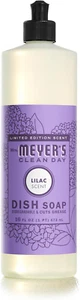 MRS. MEYER'S CLEAN DAY Liquid Dish Soap, Biodegradable Formula, Lilac, 16 Fl. Oz - Picture 1 of 12