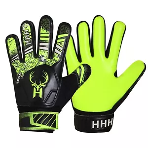 HHH Football Goalkeeper Gloves Kids Boys Soccer Glove with Grip Palms - Picture 1 of 28