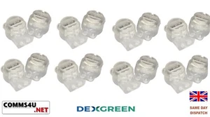 Crimpadoras de gel de gelatina 2 vías 8A BT conector de cable interno externo 2 cables teléfono - Imagen 1 de 1