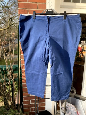 Land's End Chino mittelblau  Gr 58 Baumwolle  knöchellang selten getragen - Bild 1 von 4
