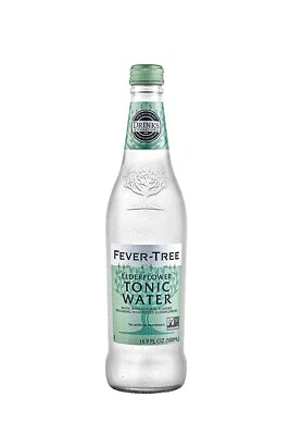 FEVER-TREE FEVER TREE: Elderflower Tonic Water, 16.9 oz - Pack Of 8