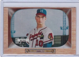 1955 Bowman Baseball Card #43 Bob Buhl Milwaukee Braves - ExMt - Picture 1 of 2