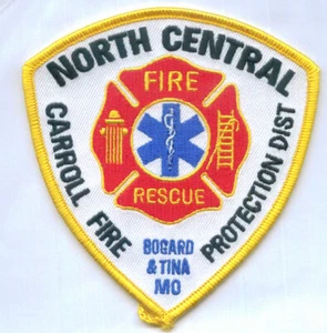 Missouri Fire Dept North Central Carroll Bogard Tina Protection Patch - Picture 1 of 1