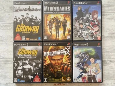 SONY PS2 The Getaway & Mercenaries 1 2 &  Eureka Seven from Japan - Image 1 of 4