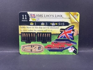 Pirates Savage Shores HMS Lucy's Luck #008 Rare Shave Shores Galley Ship - Picture 1 of 1