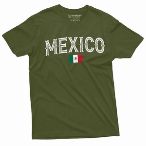 T-shirt bandiera del Messico maglietta patriottica messicana diaspora maglietta messicana americana MÉxico - Foto 1 di 9
