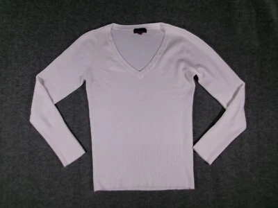 Suéter para llevar mujer extra grande blanco causal oficina preppy cápsula preparación acogedora Foto 1 de 4