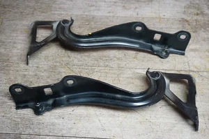 BLACK 2017-2020 BUICK ENVISION SUV FRONT LEFT & RIGHT HOOD BONNET HINGE SET OEM - Picture 1 of 6
