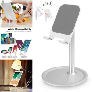 Support Tablette Universel Téléphone Portable Bureau Support Réglable Support Aluminium - Photo 1 sur 14