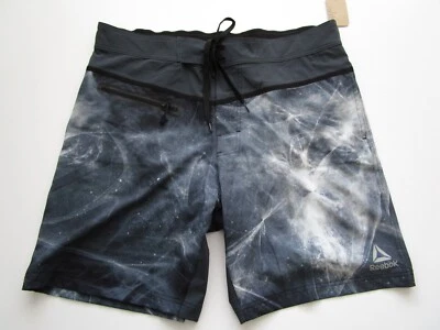 Мужские XL Reebok плавки доска шорты сетки с подкладкой серый - Изображение 1 из 4