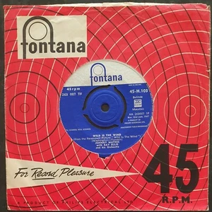 JOHNNY MATHIS - Wild is the Wind/No Love - Philips - H 103 - MINT - Picture 1 of 2