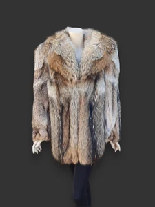 Chaqueta con cremallera cuello muesca coyote para mujer - mediana - Imagen 1 de 9