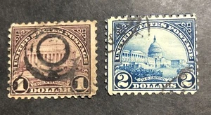 Briefmarken USA, gebraucht Scott #571-572 - Bild 1 von 1