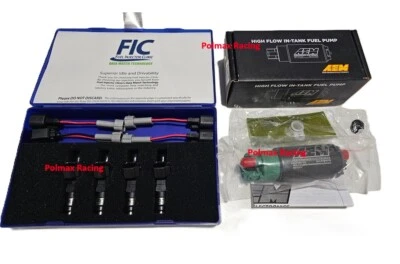 Nuevos inyectores de combustible FIC1000 AEM 340lph bomba actualización para Subaru WRX STi 2007-21 Foto 1 de 4