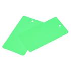 Waterproof Wires Plastic Shipping Tags,1.95x3.51 inch Green 50pcs