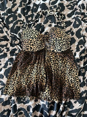 Target Merona Cheetah tankini Top Small - Image 1 of 3