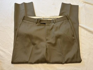 Brooks Brothers Madison Pants Mens 36x29.5 Wool Dress Tan Flat Front NWOT - Picture 1 of 5
