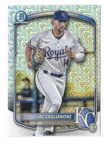 Jac Caglianone 2025 Bowman Mega Box Mojo Chrome Prospects BCP-103 Royals - Foto 1 di 3