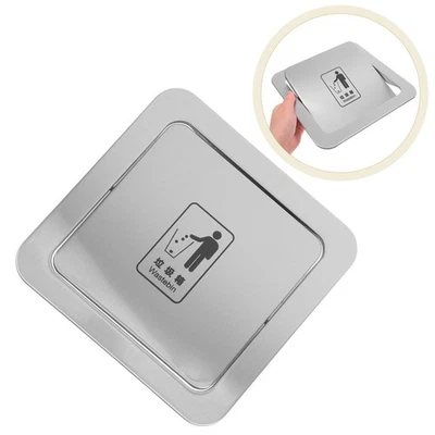  Abfall Rutschen Deckel Arbeitsplatte Mülleimer Deckel Deckel Deckt Quadratmüll - Bild 1 von 4