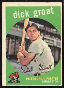1959 Topps #160 Dick Groat Pittsburgh Pirates low grade - Picture 1 of 2