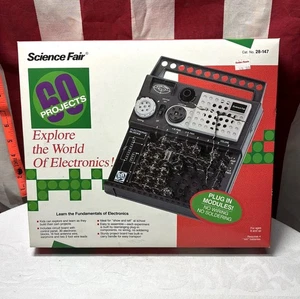RADIO SHACK Science Fair 60 in One vtg electronic project kit Tandy manual 1994 - Picture 1 of 7