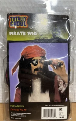 Kmart Totally Ghoul Pirate Wig New Foto 1 de 4