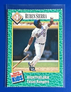 Ruben Sierra Texas Rangers #165 MLB Sports Illustrated for Kids SI For Kids - Picture 1 of 2