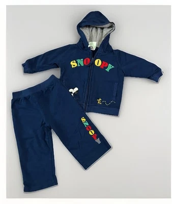 Conjunto de Conjunto SNOOPY de Colección con Chaqueta y Pantalones Woodstock 18M Bordados Cacahuetes Y2K Foto 1 de 4