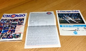 August 2, 1985 CHICAGO CUBS MAGAZINE - PROGRAM w/Press Packet vs NEW YORK METS - Picture 1 of 19