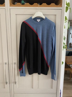 Brora Pure Merino Geometric Jumper Size 12-14 - Image 1 of 4
