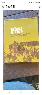 RARE SPI OPERATION MICHEL: 1918 GERMANY'S LAST CHANCE WAR GAME complete FLATPACK - Image 1 of 4