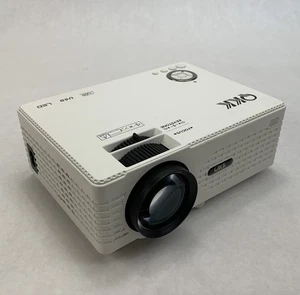 QKK QK01 Portable LCD Lamp Projector 1920 x 1080 60hz No Remote No Cords - Picture 1 of 8