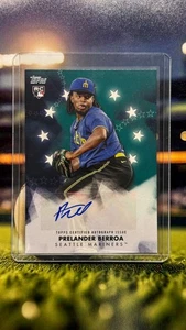 2024 Topps Serie 1 Estrellas de Béisbol Prelander Berroa Autógrafo RC BSA-PB Mariners - Imagen 1 de 3