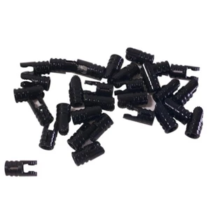 20 NEW LEGO Hinge Cylinder 1 x 2 Locking,2 Fingers, Axle Hole on Ends Black - Picture 1 of 1