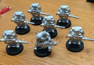 7 X Classic Metal Scout Sniper Space Marine - Warhammer 40K - Picture 1 of 3