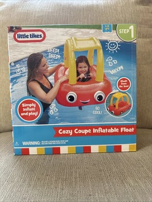 Little Tikes Cozy Coupe Inflatable Pool Float NEW IN BOX Summer Pool Floatie - Image 1 of 3