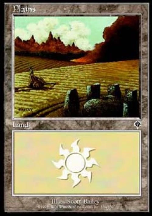 Plains (334) - Light Play MTG Invasion - Image 1 of 1