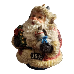Roly Poly Santa Ornament Roman Inc 1996 - Imagen 1 de 5