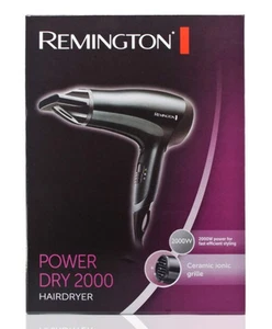 Remington Power Dry 2000 Asciugacapelli Nero D3010 - Foto 1 di 1