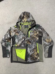 Under Armour Scent Control Infrared Softshell Anorak Camo Jacket Realtree Large - Picture 1 of 7