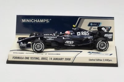 400080108 F1 Williams Toyota FW29B K.Nakajima Jerez Test 14 Jan 2008 Minichamps  - Immagine 1 di 4