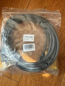 Cavo KVM 5M Connettore USB VGA Cavo Combo per Stampante Video LCD Computer Host - Foto 1 di 6