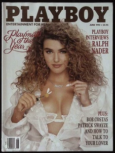 PLAYBOY US June 1992 CORINNA HARNEY Lynn Muscarella ANGELA MELINI @ VG / EX - Picture 1 of 7