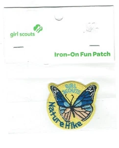 Girl Scouts CAMINATA POR LA NATURALEZA Mariposa excursionista viaje sendero parches divertidos GUÍAS senderismo - Imagen 1 de 1