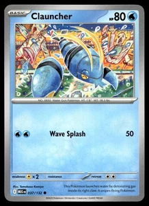 Clauncher 037/132 Pokemon ME01: Mega Evolution Non Holo - Picture 1 of 2
