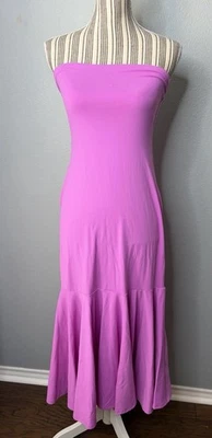 Sexy Maxi Vestido Tubo Tulipán Sin Tirantes Susana Monaco Para Mujer Pequeño Rosa Bodycon Foto 1 de 2