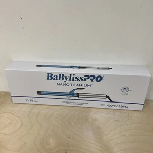 BaByliss Pro Nano Titanium BNTW100XLUC Extended Barrel Curling Iron 1"/25 mm - Picture 1 of 4