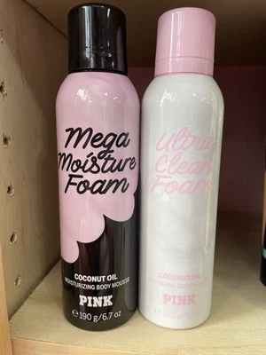 Victoria's Secret Pink Ultra Clean Foam Coconut Oil Cleansing- Moisturizer Set - Image 1 of 2