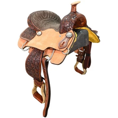 New! 12" Silver Royal by Tough-1 Holbrook Youth Roping Saddle Code: SR1402-33-12 - Image 1 of 4
