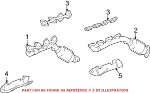 Genuine OEM Driver Left Exhaust Manifold Gasket for Lexus GX470 LX470 Base - Picture 1 of 1